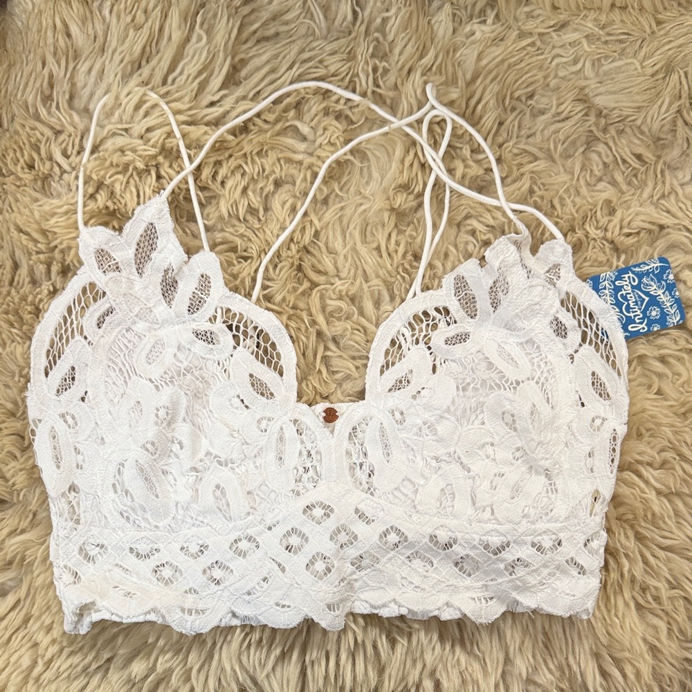 🆕 Free People White Lace Bralette 🆕